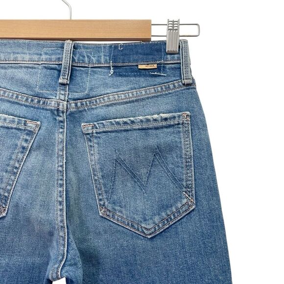 NWT MOTHER SUPERIOR The Tomcat Crop Straight Leg Jeans Kneeling on Stones Sz 25 - Picture 8 of 16